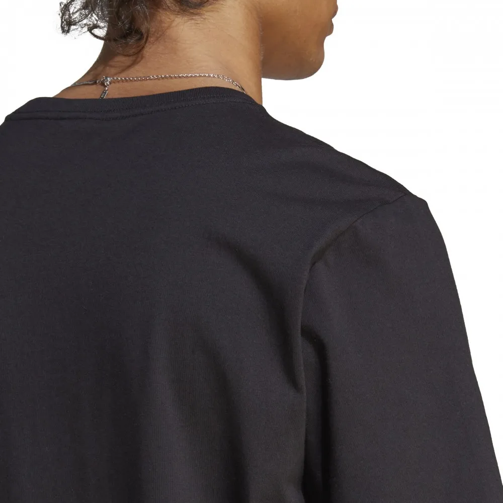 ADIDAS Maglietta Palestra Logo Piccolo Nero Uomo