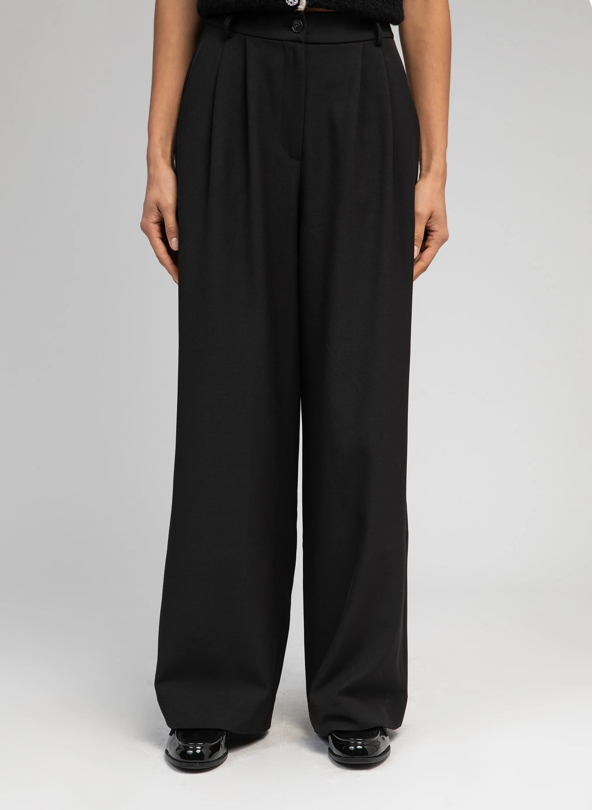  AN'GE   PEPINA - Pantalone largo | Nero