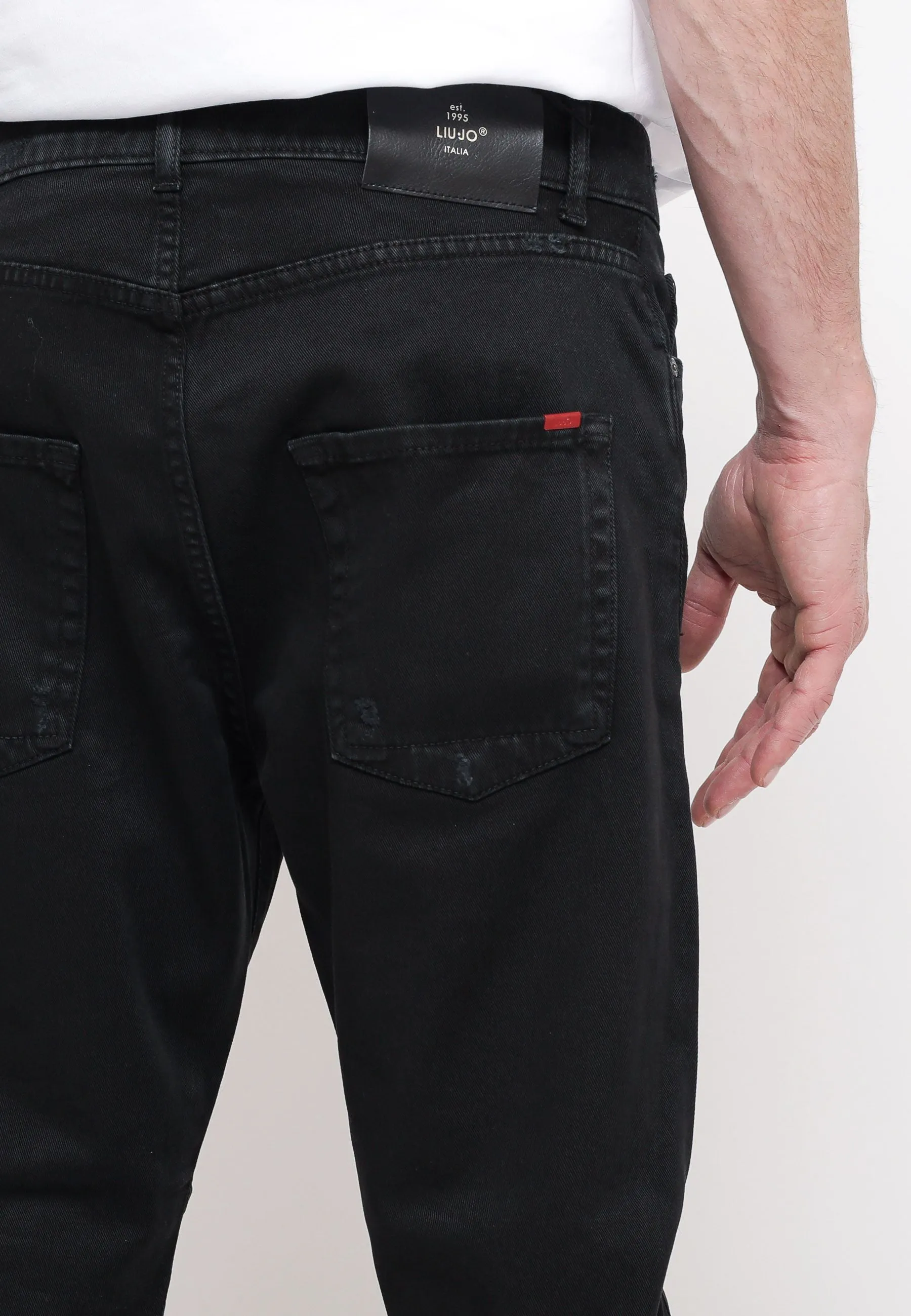 Bull Twisted Joebull Pantalone 5 Tasche - Nero