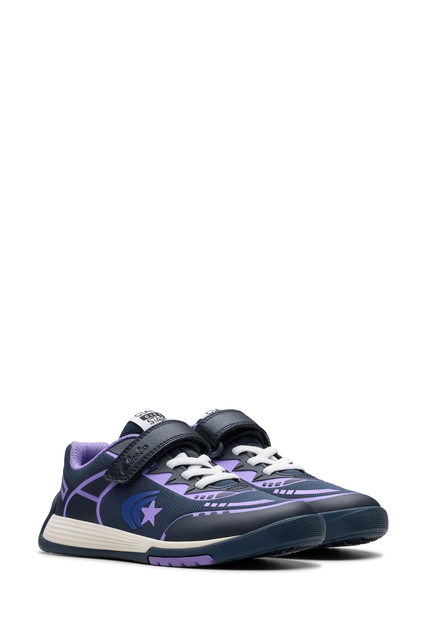 Clarks Kids Cica Star Jump Trainers    