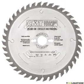 CMT 294.048.10M Sega circolare per taglio trasversale e taglio longitudinale 254 x 30 x 48T