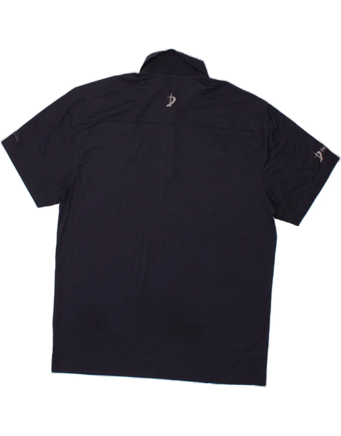 EDDIE BAUER Mens Polo Shirt XL Navy Blue Cotton