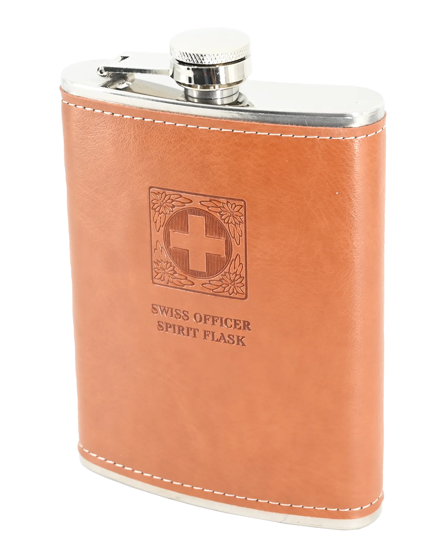 Fiaschetta in pelle Swiss Officer