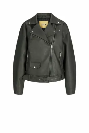         GIUBBOTTO FINTA PELLE JXFRIDA WASHED PU BIKER JKT OTW
