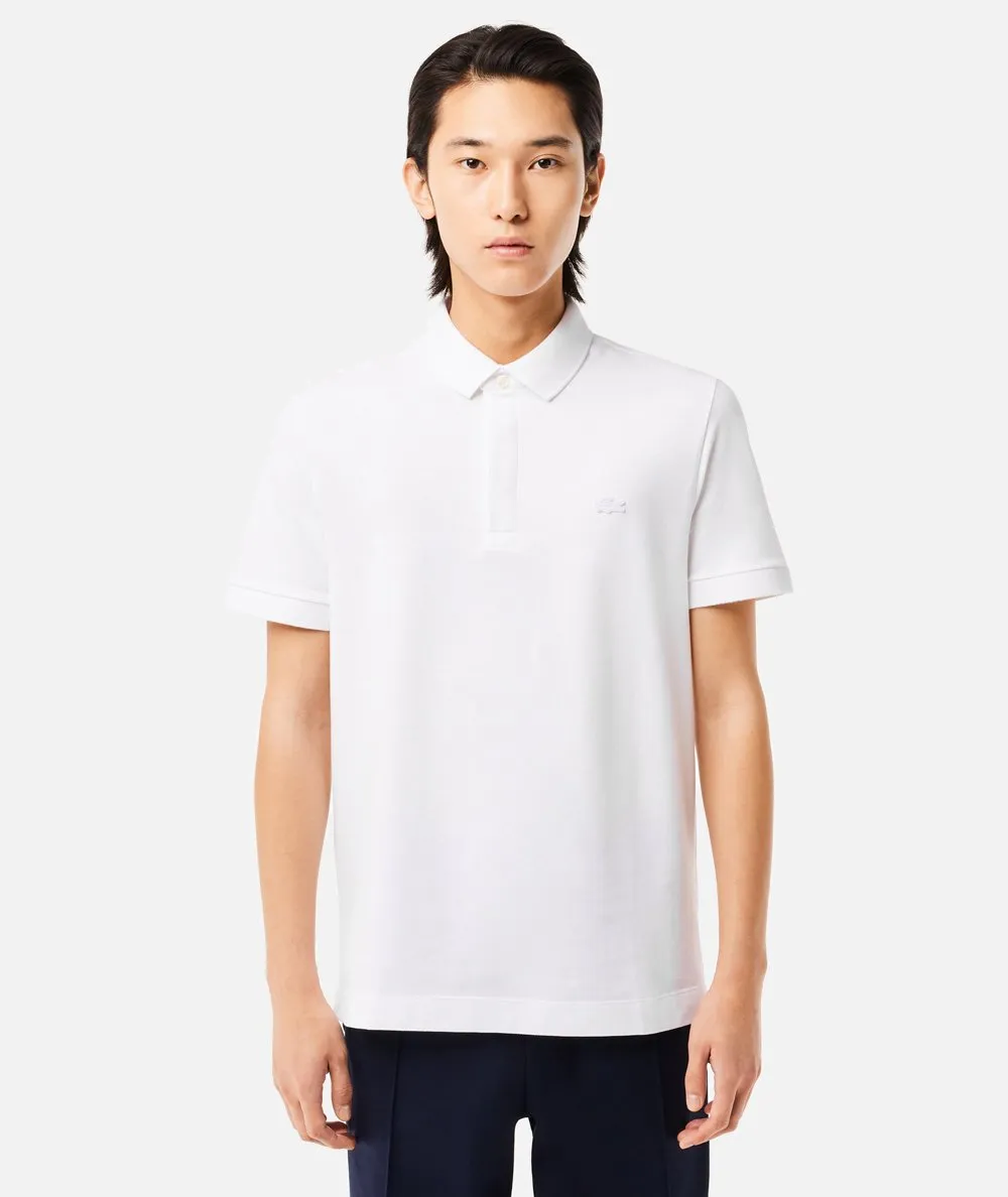 LACOSTE--Polo in piquet elasticizzato Smart Paris