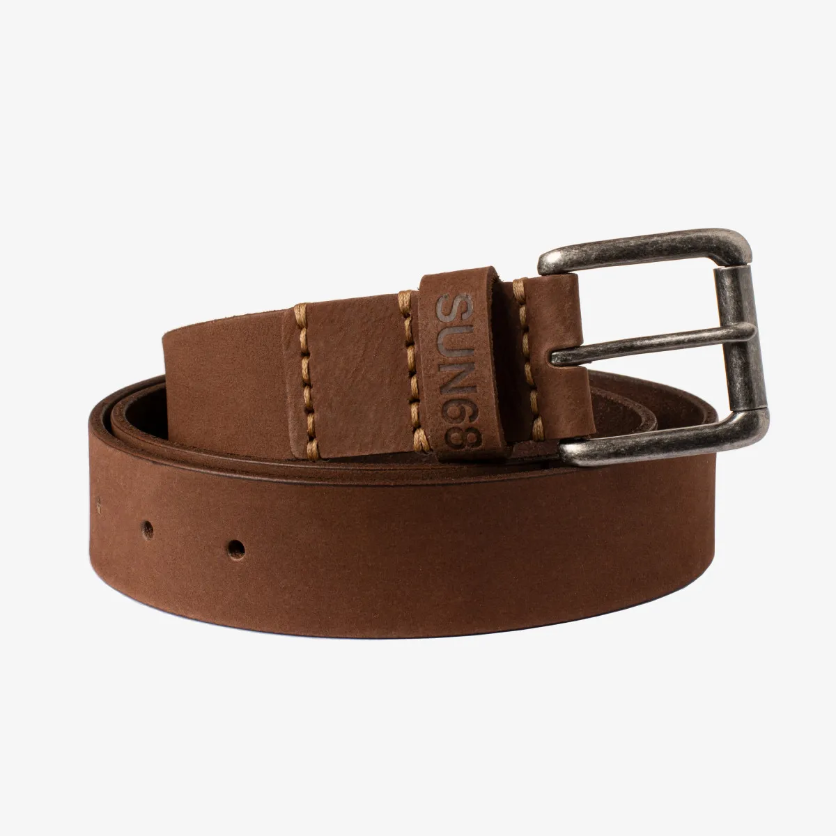 LEATHER BELT TESTA DI MORO