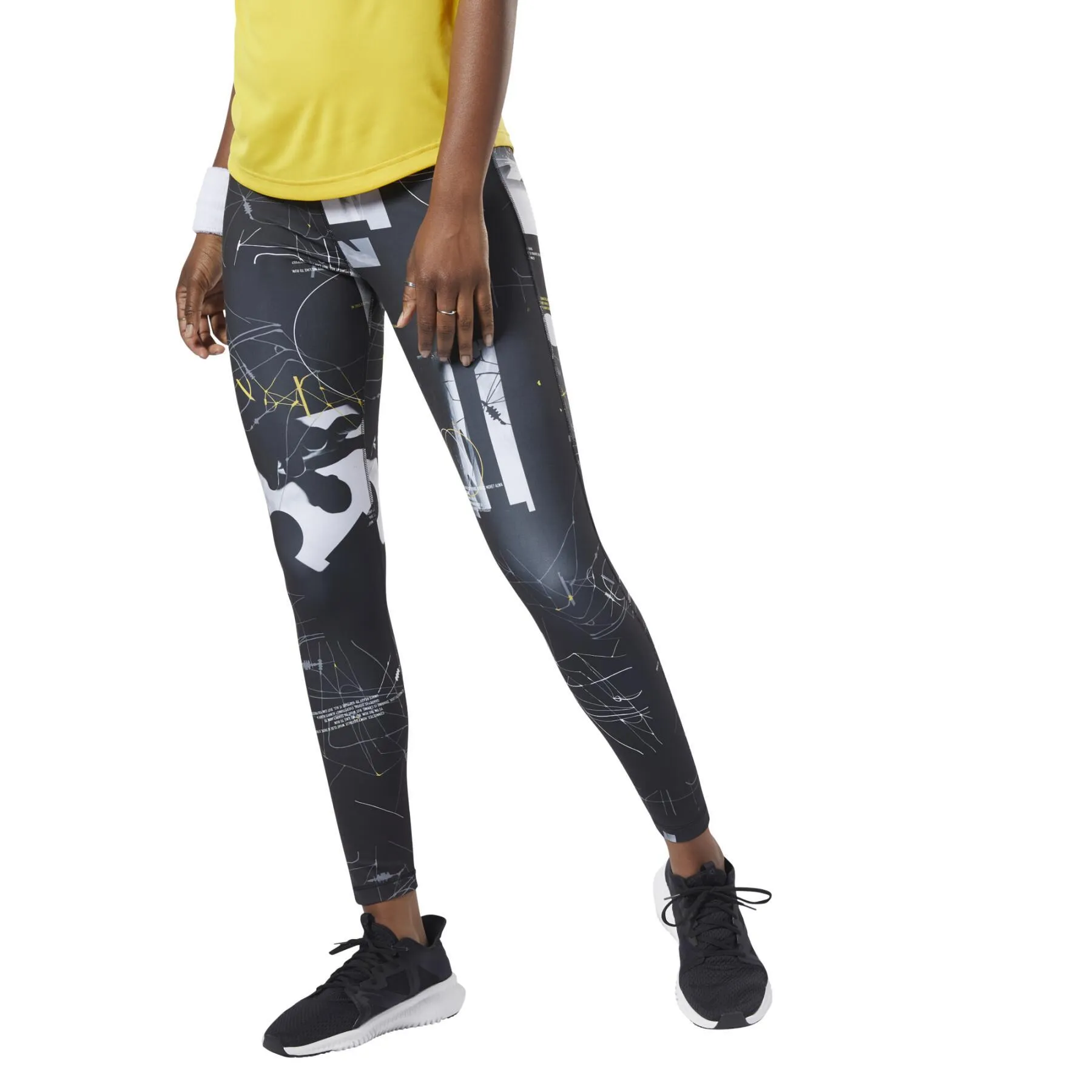 Leggings da donna Reebok Workout AOP