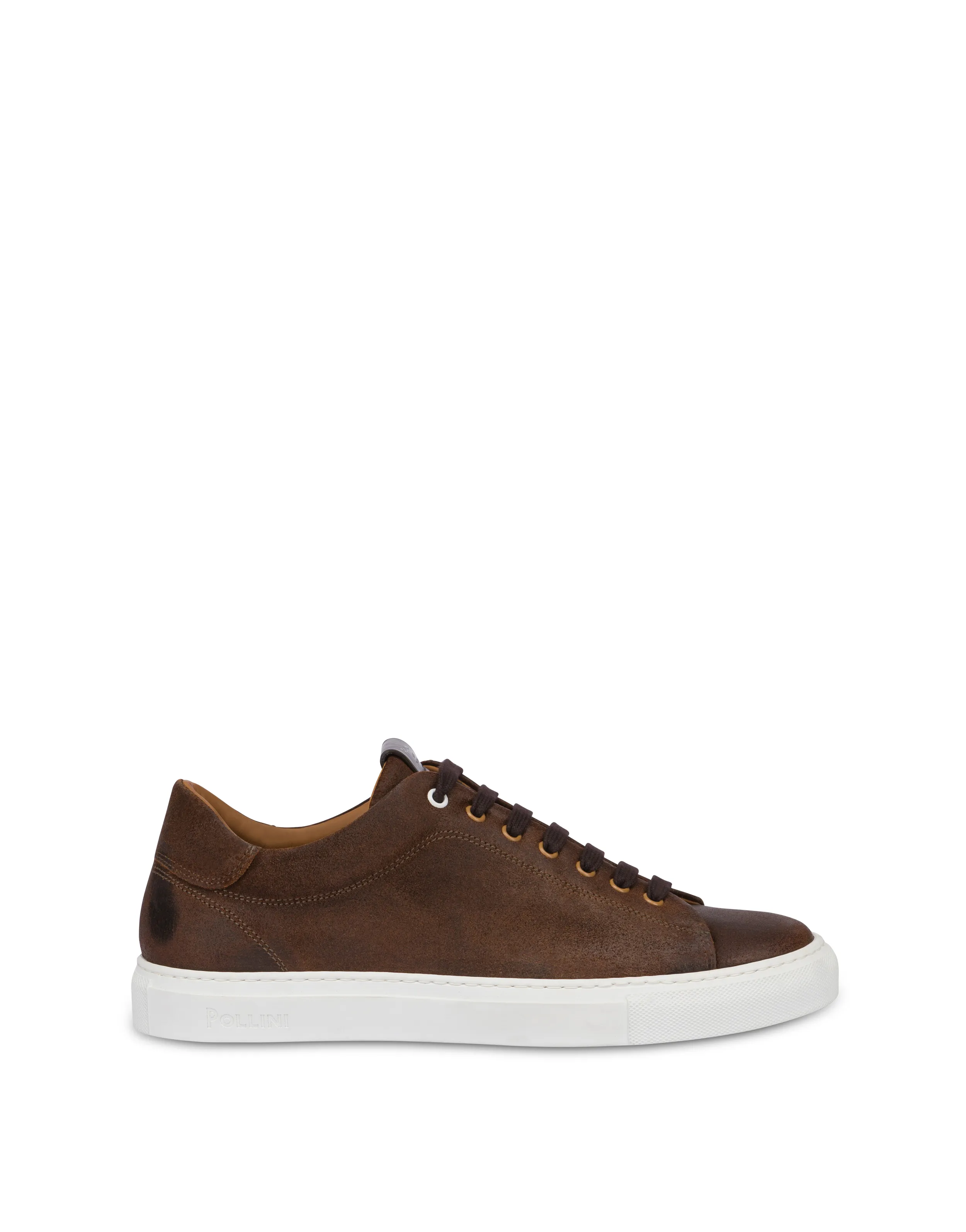     Linea Pollini Sneakers In Crosta Tennis Club T.moro