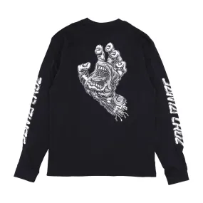 Maglietta Manica Lunga Uomo Alive Hand L/s Tee Black