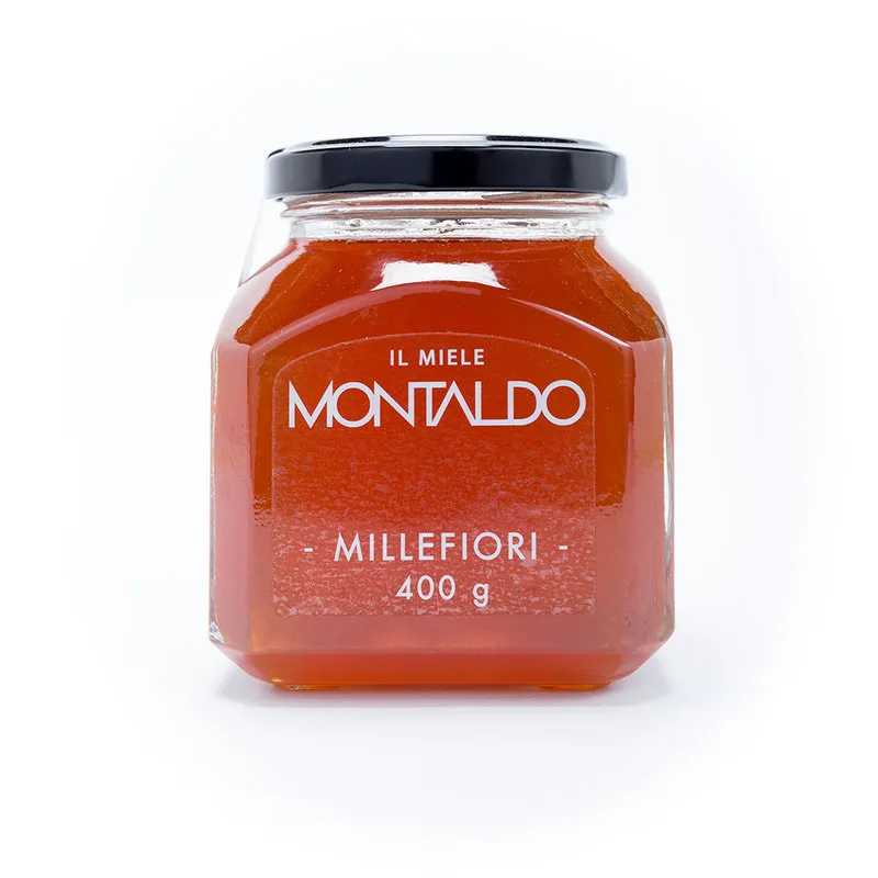 Montaldo Langhe 2 vasetti misti: Miele di Acacia 400 gr - Miele Millefiori 400 gr