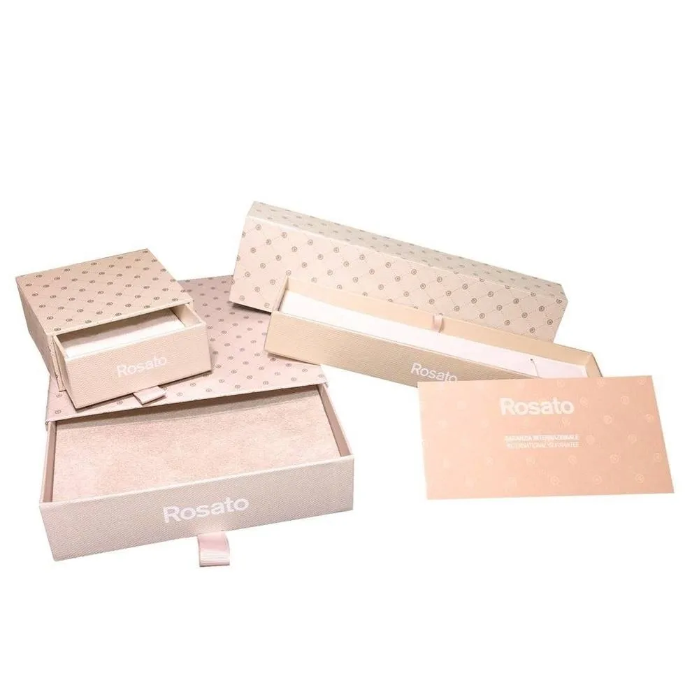 Orecchini Cerchietto Rosato Storie Argento RZO003