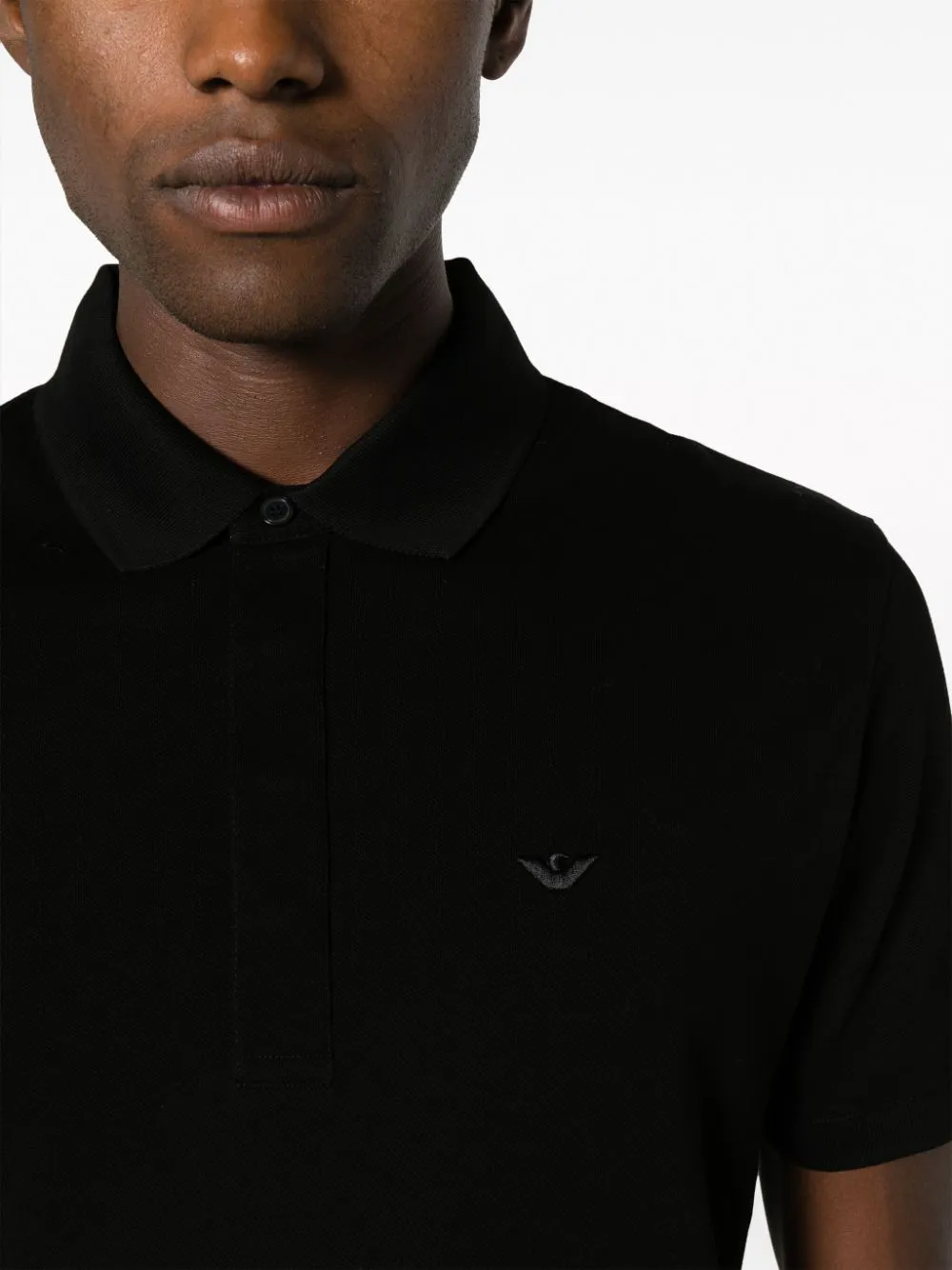 polo nera logo eagle