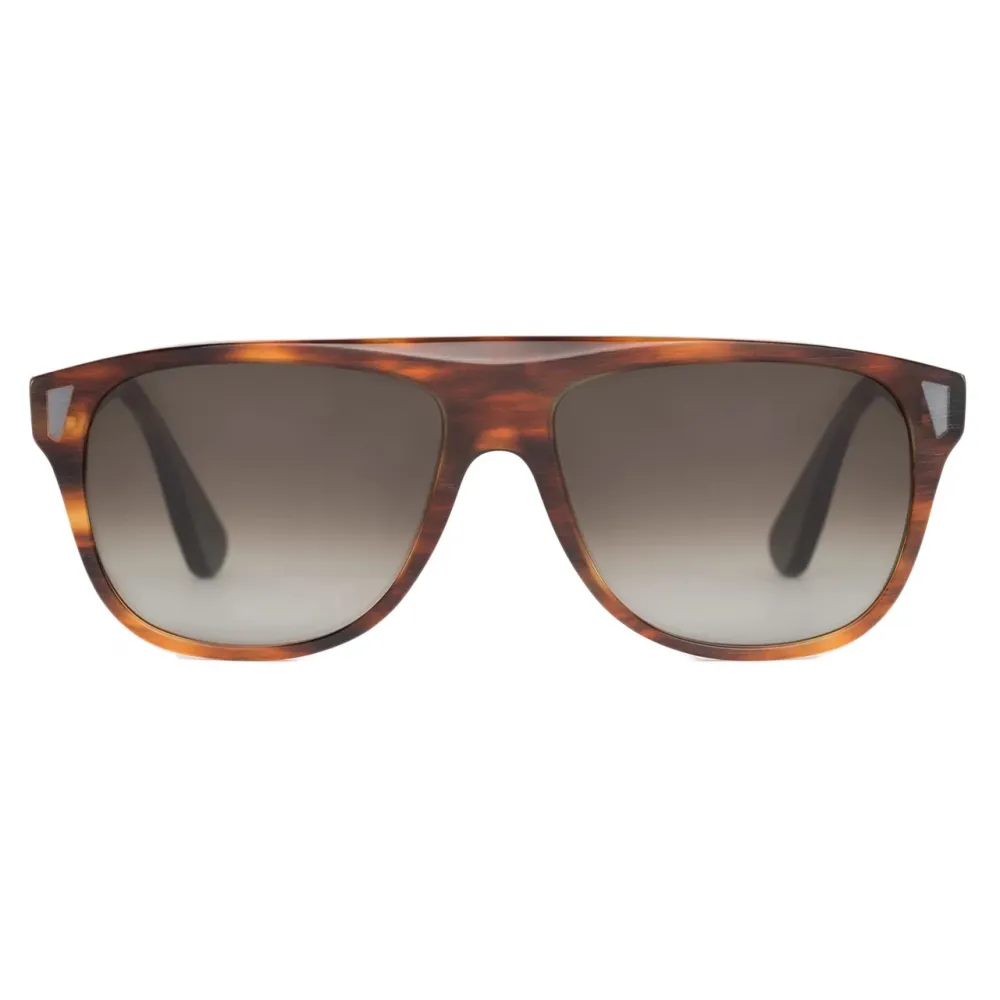 Portrait Eyewear - VCR Tartaruga di Legno - Occhiali da Sole - Realizzati a Mano in Italia - Exclusive Luxury