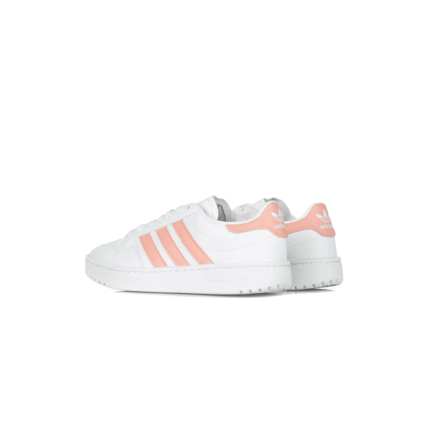 Scarpa Bassa Ragazza Team Court J Cloud White/glow Pink/core Black