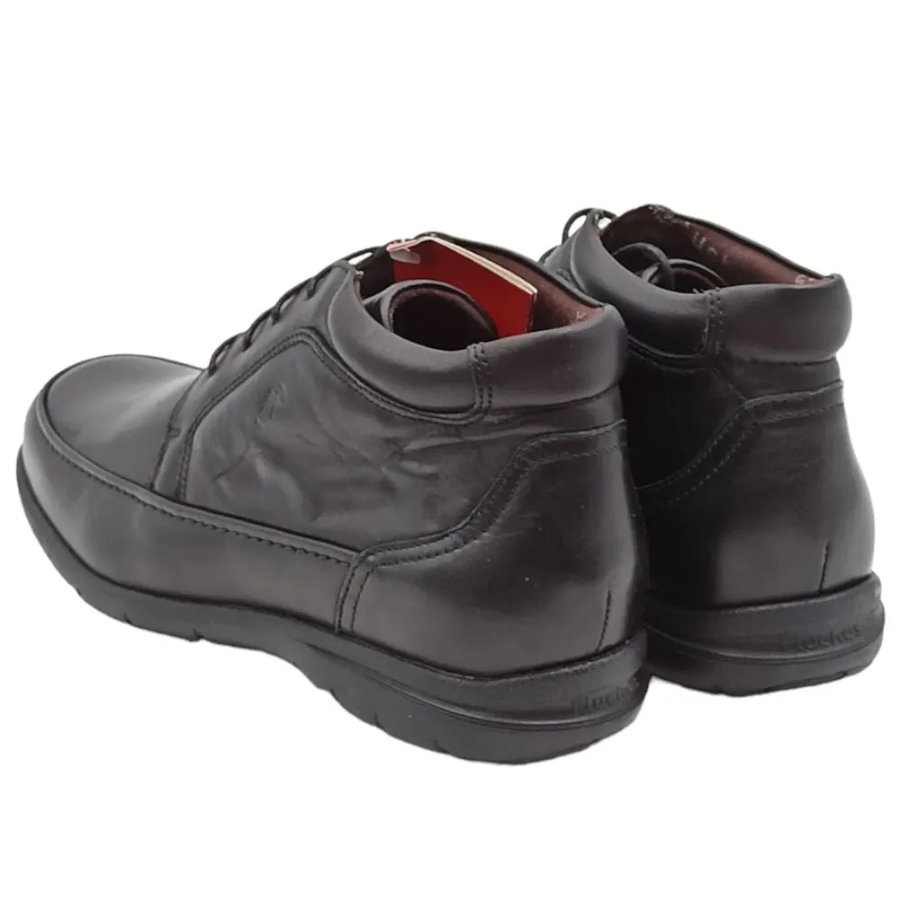 Scarponcino classico uomo in pelle Fluchos 8500 AVE NEGRO
