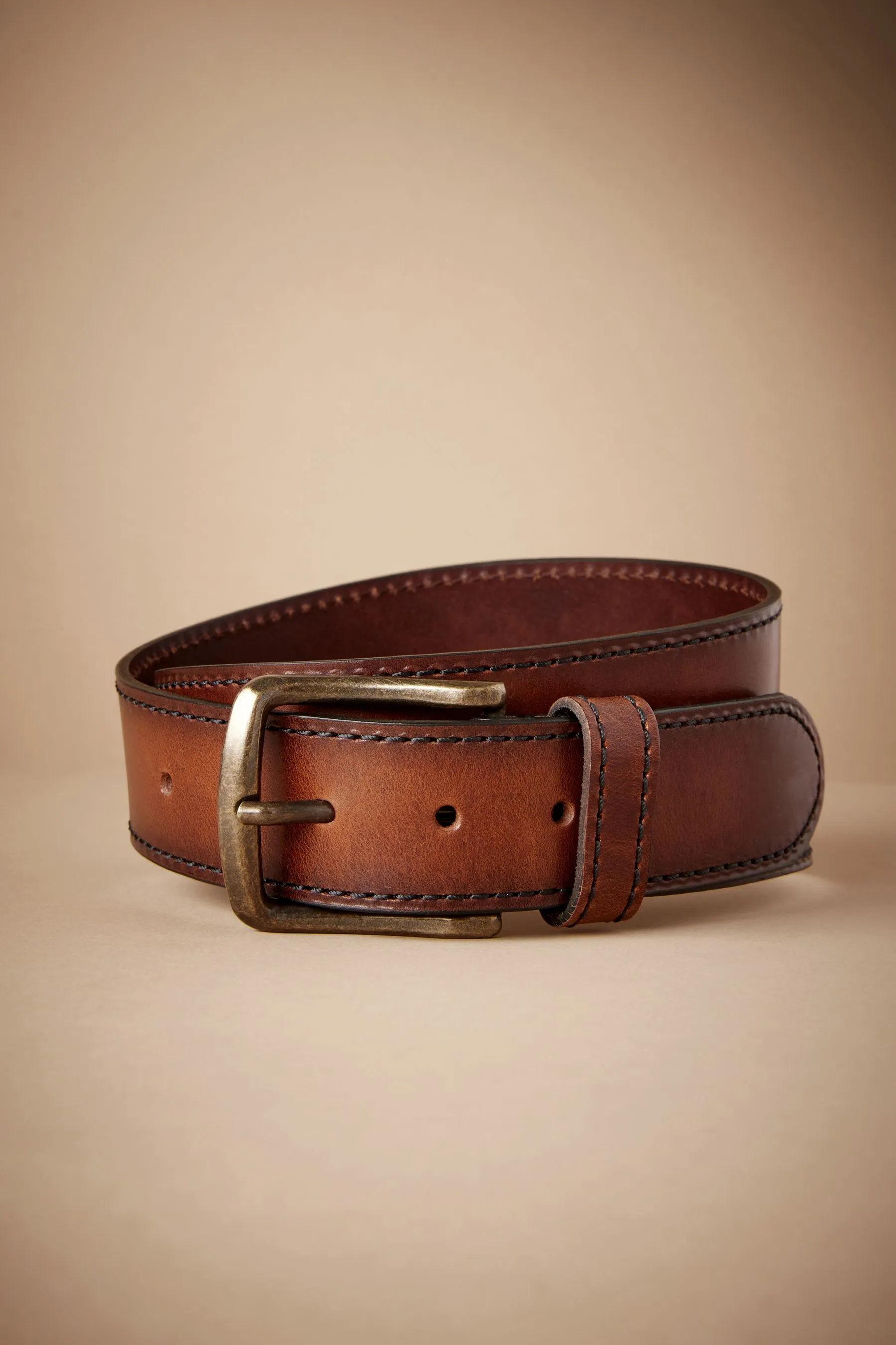 Signature Stitch Detail Casual Belt    