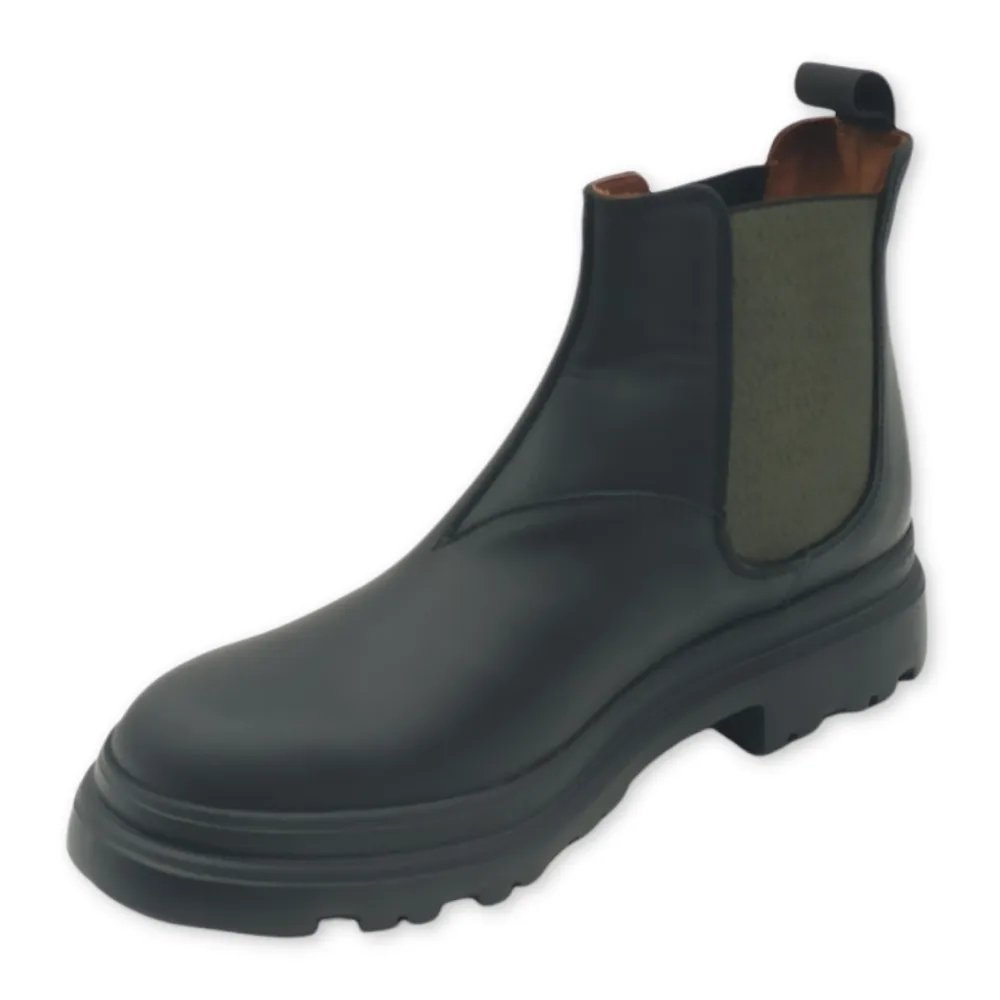 Stivaletto Beatles Uomo Frau 32L3 Nero/Militare