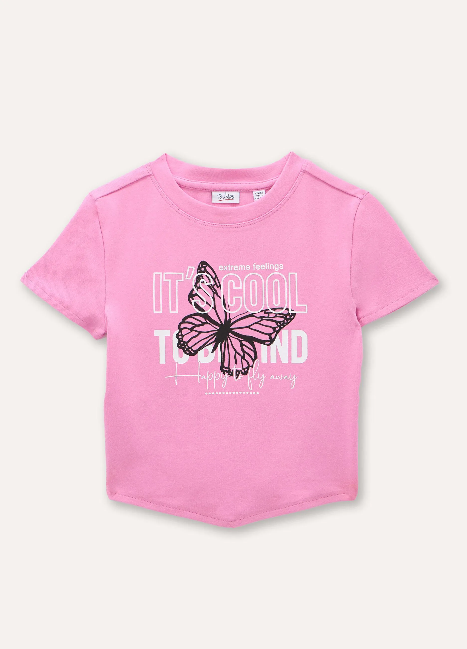 T-shirt in cotone stretch ragazza