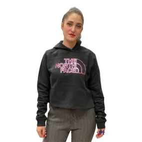The North Face Felpa corta da ragazza con cappuccio Drew Peak NF0A558SGAL nero-violetto